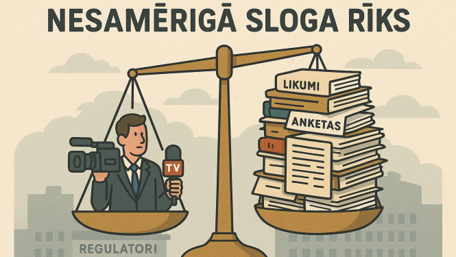 Nesamērīga sloga novērtējuma attels