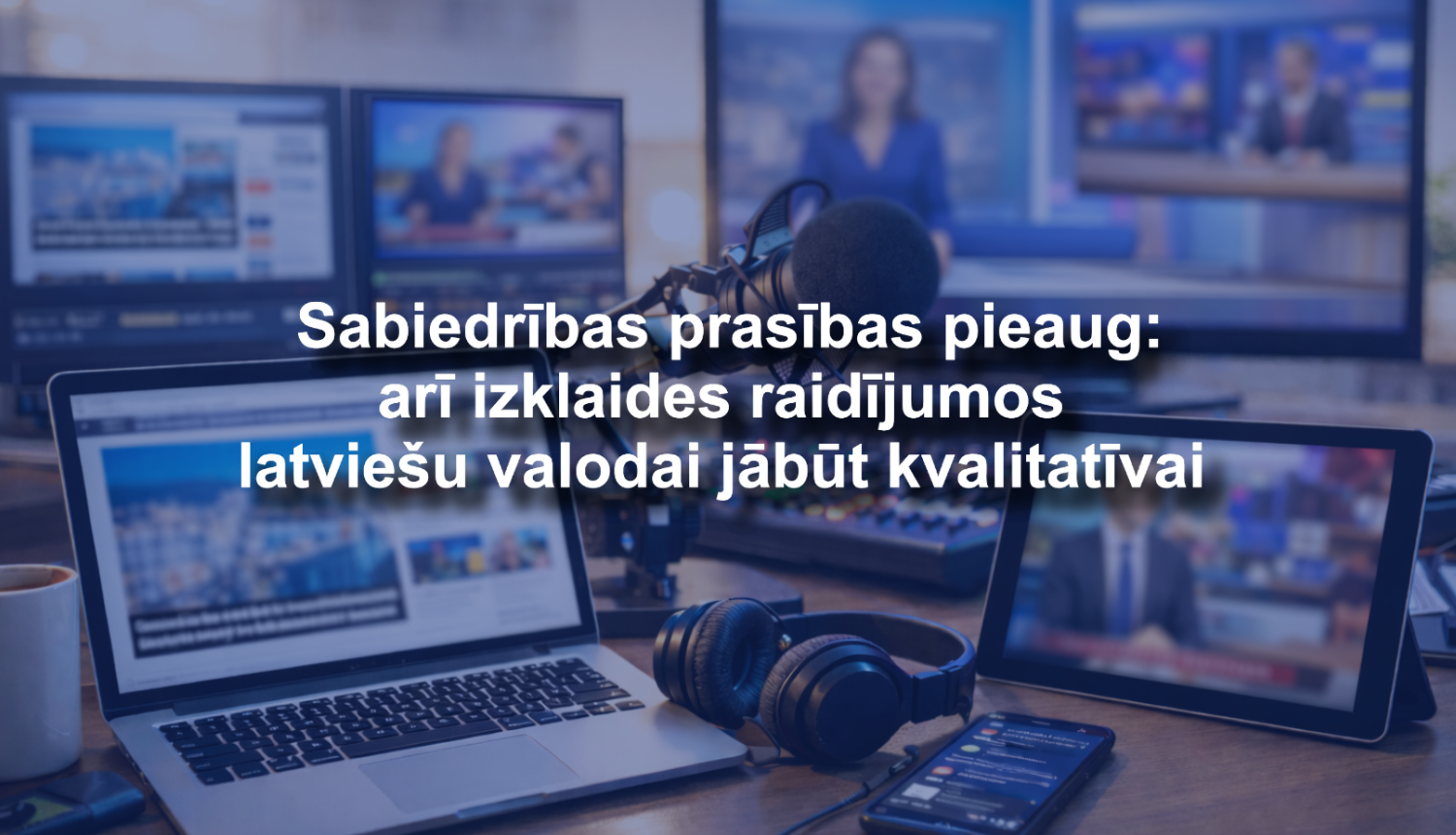 Sabiedrības prasības pieaug: arī izklaides raidījumos latviešu valodai jābūt kvalitatīvai 