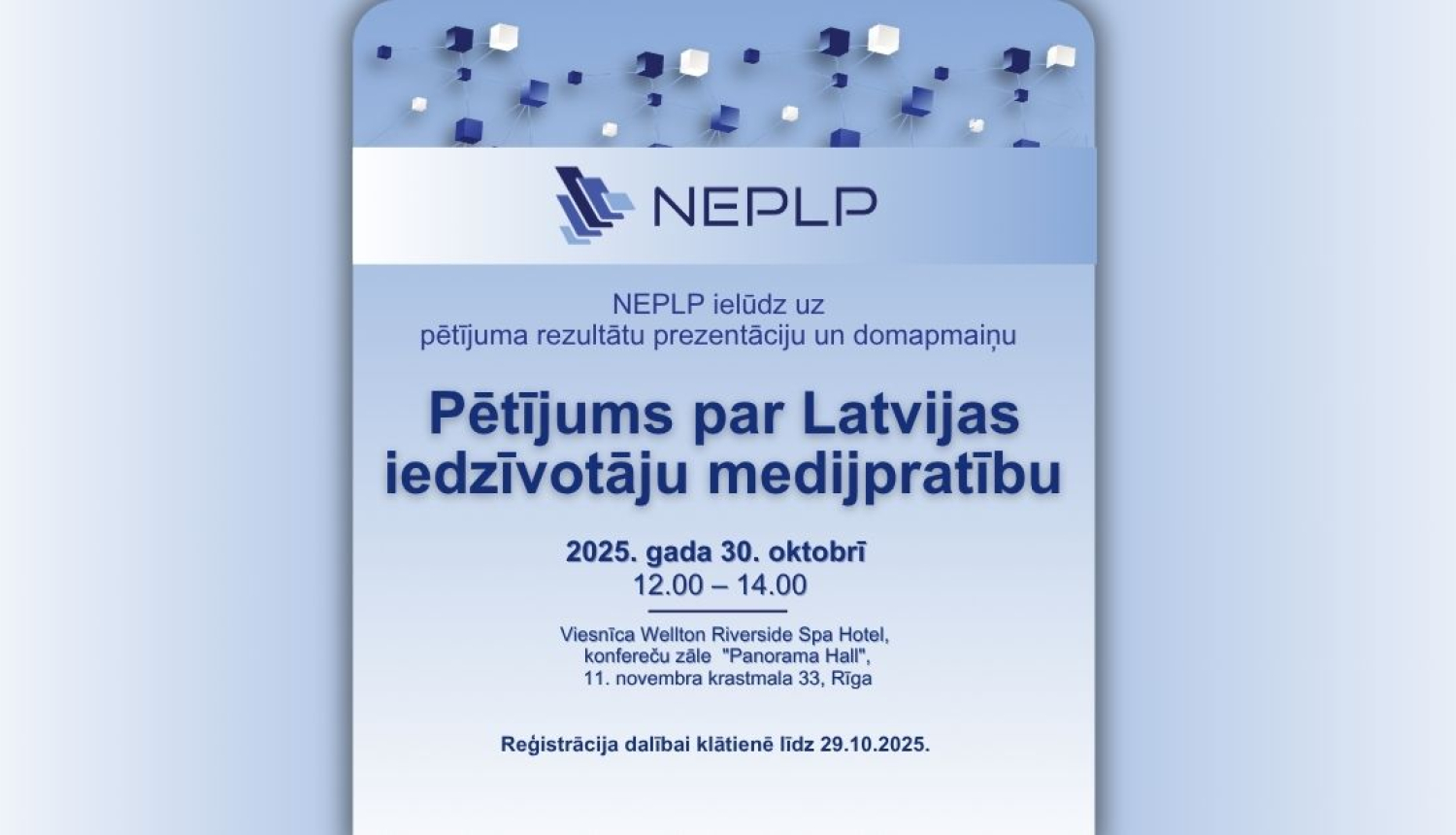 Pētījums par Latvijas iedzīvotāju medijpratību