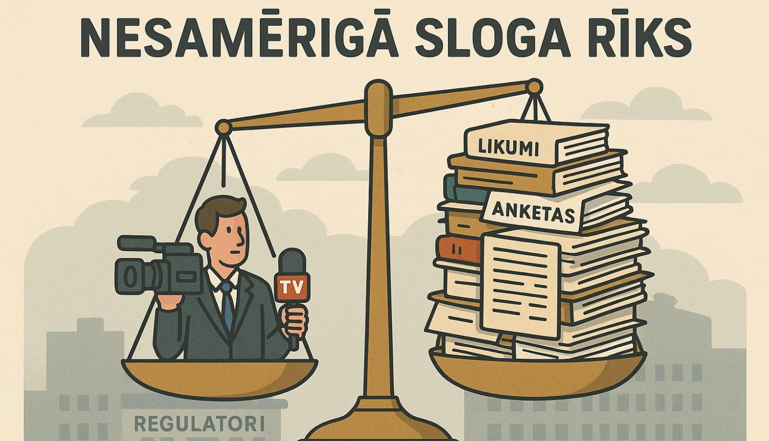 Nesamērīga sloga novērtējuma attels